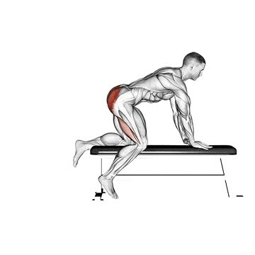 Bench Kickbacks Bench Glute Kickback - How To, Muscles Worked, Form Cues, Variations ...