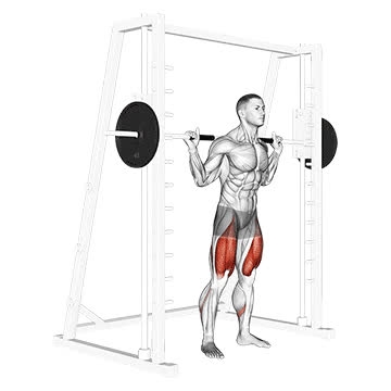 Smith Machine Low Bar Squat - How To, Muscles Worked, Form Cues ...